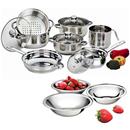 Conjunto de Panelas c/ 7 Peças + 3 Bowls Richwell