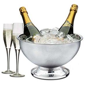 Balde p / Gelo Brinox 2347 / 100 c / Separador p / 3 Garrafas - 6 L - cod. 24190