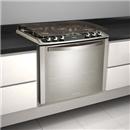 Fogão de Embutir Electrolux 5 Bocas Celebrate Glass 76EGX c/ Painel Digital Blue Touch, Grill e Timer - Inox