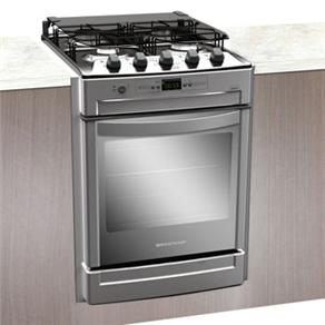 Fog&atilde;o de Embutir Brastemp 4 Bocas Ative ! Timer BY750BR - Inox - cod. 24479