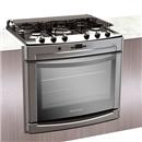 Fogão de Embutir Brastemp 5 Bocas Ative! Timer BY776BR - Inox