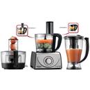 Kitchen Machine Mondial KM-01 com Batedeira, Centrífuga, Espremedor, Liquidificador e Processador - 1.100W
