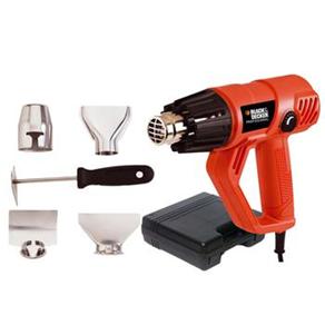 Soprador T&eacute;rmico Black&Decker HG2000K c / 2 Bocais, Esp&aacute;tula, Removedor de Pintura e Maleta Pl&aacute;stica - 1.800W - cod. 246007