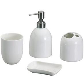 Jogo p / Banheiro Bon Gourmet Rose 1450 c / 4 Pe&ccedil;as - cod. 26083