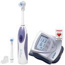 Aparelho de Pressão G-Tech Automático de Pulso BP3AF1-3 + Escova Dental Elétrica TechLine Adulto EDA-01