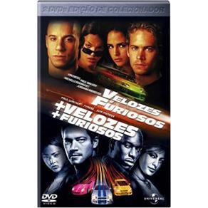 DVD - Velozes e Furiosos / Mais Velozes Mais Furiosos - Duplo - cod. 261579