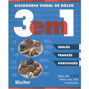 Dicion&aacute;rio Visual de Bolso 3 em 1: Ingl&ecirc;s / Franc&ecirc;s / Portugu&ecirc;s - cod: 9788521205449