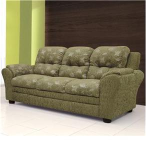 Sof&aacute; 3 Lugares Lino Forte Bamboo - Verde - cod. 36828