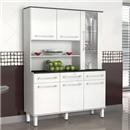 Cristaleira Zanzini Master c/ 6 Portas e 3 Gavetas 03780603 - Branco