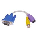 Cabo Monitor Cia do Software 1 VGA x 1 RCA x 1 S-Video - 10CM