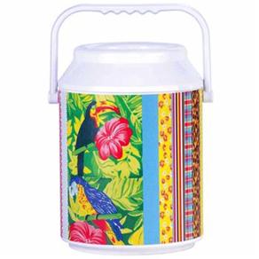 Cooler Anabell Coolers Patchwork Listras c / Al&ccedil;a de Transporte p / at&eacute; 12 Latas - cod. 266338