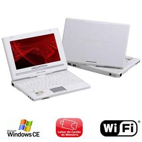 Netbook Megatron R100B c/ MCU 400MHz 32 Bits, 64MB, HD 1GB, LCD 8´´, Leitor de Cartão, Wireless e Windows CE 5.0 - Netbook 26635