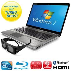 Notebook HP Envy 3D Prata com Intel&reg; Core ! &acute; i7 - 720QM, 6GB, 640GB, Leitor de Blu - Ray, HDMI, LED 17.3 &acute; e Windows 7 Home Premium - cod. 266631