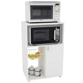 Balc&atilde;o para Micro - ondas c / Fruteira BRV BF11 - 06 - Branco - cod. 27304