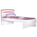 Cama de Solteiro Zanzini Versátil 33700099 - Branco/Rosa