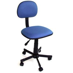 Cadeira Assentex Secretaria Laminada c / Pist&atilde;o a G&aacute;s e Capa - Azul - cod. 29158 - PontoFrio.com
