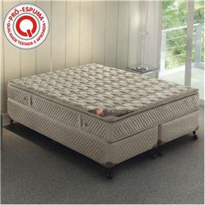 Colch&atilde;o Casal Minaspuma Shine c / Molas Super Pocket e One Side Bege - 1,38x1,88 - cod. 296458