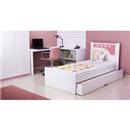 Cama Bibox Solteiro Gelius Bolinha - Tabaco