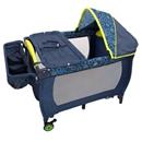 Berço Desmontável Ayoba! Balanço Comfort 8000V - Azul/Verde