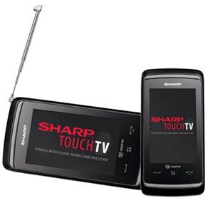 Celular Desbloqueado Oi Sharp Touch TV Preto c/ TV Digital, Câmera 3MP, FM, MP3, Bluetooth, Touchscreen, Fone e Cartão 1GB - Celulares Desbloqueados 299127