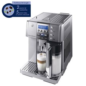 Cafeteira Expresso DeLonghi PrimaDonna Automática ESAM 6620 Prata - 15 Bar - cod. 128786