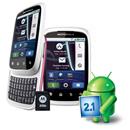 Celular Desbloqueado TIM Motorola XT300 SPICE™ Branco/Rosa c/ Câmera 3.2MP, Android 2.1, Qwerty, MP3, FM, 3G, GPS, Wi-Fi, Bluetooth, Fone e Cartão 2GB