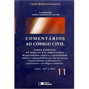 Coment&aacute;rios ao C&oacute;digo Civil - Volume 11 - cod: 9788502041141