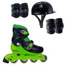 Kit Patins In Line Conthey New Basic Verde/Preto