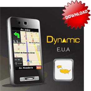 Aplicativo para Celular Ndrive - Mapa Estados Unidos e Canad&aacute;: Download p / Windows Mobile, Symbian e Android - cod. 184199