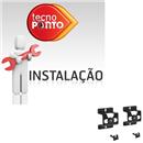 Tecnoponto Instalação TVs LCD e Plasma a partir de 33” + Suporte de Parede Multivisão Infiniti p/ TV's LCD/Plasma de 14" à 71" - Preto