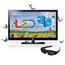 TV 47" 3D LED LG 47LX6500 Full HD c/ Conexão à Internet*, Entradas HDMI e USB, Conversor Digital, Bluetooth e 1 Óculos 3D - 240Hz