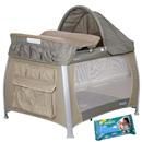 Berço Desmontável Burigotto Magia - Green + Lenços Umedecidos Pampers c/ 50 Unidades