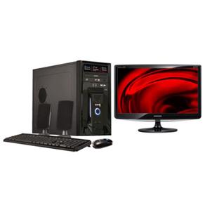 CPU CCE I341B c / Intel Core i3 - 530, 4GB, 1TB, Gravador de DVD, HDMI e Windows 7 + Monitor LCD Samsung 15,6 &acute; Plum B1630N Widescreen - cod. 1000023571