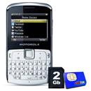 Celular Desbloqueado Motorola EX112 Motokey c/ Câmera 3MP, QWERTY, Rádio FM, MP3 Player, Bluetooth, Fone e Cartão 2GB + Chip TIM Pré-Pago