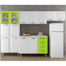 Cozinha Compacta Premium Itatiaia - Verde e Branco