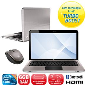 Notebook HP Pavillion DM4 - 1095 com Intel&reg; Core ! &acute; i7, 6GB, 500GB, Gravador de DVD, Bluetooth, HDMI, LED 14 &acute; , Windows 7 + Mouse &Oacute;ptico Wireless HP Bronze - cod. 1000022857