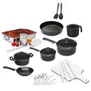 Kit Cozinha Tramontina c/ 60 Peças + Conjunto p/ Lasanha Euro Home IN0341 c/ 3 Peças