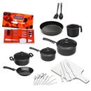 Kit Cozinha Tramontina c/ 60 Peças + Conjunto p/ Torta Tramontina Laguna Inox - 7 Peças