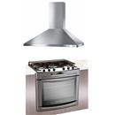 Fogão de Embutir Brastemp 5 Bocas Ative! Timer BY776BR - Inox + Coifa de Parede Brastemp Ative! 90cm BAI91 - Inox - 110V