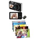 Câmera Digital Samsung PL120 Preta 14.2MP, LCD 2.7", LCD Frontal 1.5", Zoom Óptico 5x, Vídeo HD + Cartão 4GB + 100 Revelações Digitais*