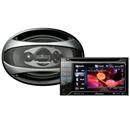 DVD Automotivo Pioneer AVH-P3280BT c/ Tela 5,8", USB, Slot p/ Cartão, Bluetooth, Interface iPod/iPhone + Alto-Falante Pioneer TS-A6993S Pentaxial 6x9"