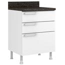 Balcão Ditália c/ 2 Gavetas e 1 Porta - Branco