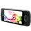 Celular Desbloqueado LG P500 Preto c/ Câm. 3.2MP, Wi-Fi, Android 2.2, 3G, Bluetooth, FM, MP3, Fone e Cartão 2GB  + Capa de Silicone + Suporte Veicular