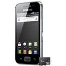 Smartphone Claro Samsung Galaxy Ace Preto Android 2.2, Wi-Fi, 3G, Câmera 5.0, MP3, Touch Screen, Fone de Ouvido e Cartão 2GB