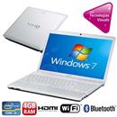 Notebook Sony Vaio VPCEH10EB/W com Intel Core i...