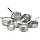 Conjunto de Panelas T-fal Jamie Oliver Inox - 7 Peças