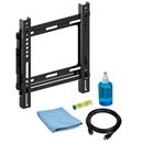 Kit Suporte Fixo de Parede ELG p/ TVs LCD/LED/Plasma de 10" a 32" + Cabo HDMI + Limpa Telas + Nível Bolha - Vesa 200