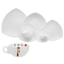 Aparelho de Jantar, Chá e Café Oxford Order Diamante White XM42-7501 42 Peças + Tigela de Porcelana Oxford Bolo de Caneca c/ Asa 300ml - Branca/Marrom