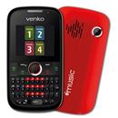 Celular Desbloqueado Venko Carisma Vermelho QWERTY c/ Câmera 1.3MP, MP3 Player, Rádio FM, Quadri Chip, TV Analógica, Bluetooth e Fone de Ouvido