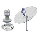 Kit de Antena Parabólica Visiontec 36541 AL Multiponto 1,50 m